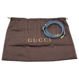 グッチ GUCCI インターロッキングG ハンドバッグ 449661 ライトブルー レザー レディース ショルダーバッグ