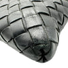 ボッテガ・ヴェネタ BOTTEGA VENETA イントレチャート ショルダーバッグ 276356 ブラック レザー レディース ショルダーバッグ