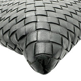 ボッテガ・ヴェネタ BOTTEGA VENETA イントレチャート ショルダーバッグ 276356 ブラック レザー レディース ショルダーバッグ