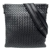 ボッテガ・ヴェネタ BOTTEGA VENETA イントレチャート ショルダーバッグ 276356 ブラック レザー レディース ショルダーバッグ