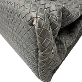 ボッテガ・ヴェネタ BOTTEGA VENETA イントレチャート ローマ ミディアム 171265 グレー レザー レディース ハンドバッグ