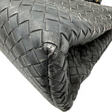 ボッテガ・ヴェネタ BOTTEGA VENETA イントレチャート ローマ ミディアム 171265 グレー レザー レディース ハンドバッグ