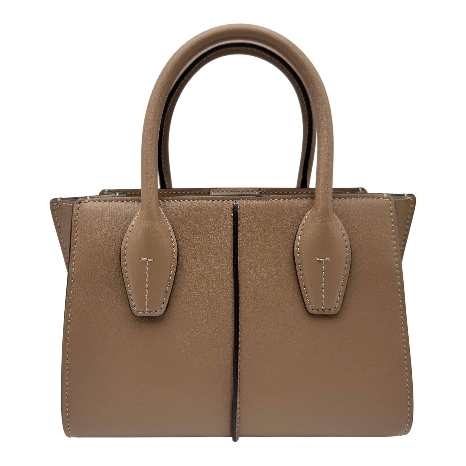 トッズ TOD'S ホリーバッグ ミニ ベージュ レザー レディース