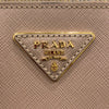 プラダ PRADA プロムナード　ミニ 1BA838 ピンクベージュ サフィアーノレザー レディース ハンドバッグ