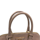 プラダ PRADA プロムナード　ミニ 1BA838 ピンクベージュ サフィアーノレザー レディース ハンドバッグ