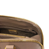 プラダ PRADA プロムナード　ミニ 1BA838 ピンクベージュ サフィアーノレザー レディース ハンドバッグ