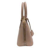 プラダ PRADA プロムナード　ミニ 1BA838 ピンクベージュ サフィアーノレザー レディース ハンドバッグ
