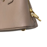 プラダ PRADA プロムナード　ミニ 1BA838 ピンクベージュ サフィアーノレザー レディース ハンドバッグ