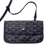 ゴヤール GOYARD サンルイPM ネイビー ゴヤールディンキャンバス/レザー レディース トートバッグ