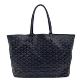 ゴヤール GOYARD サンルイPM ネイビー ゴヤールディンキャンバス/レザー レディース トートバッグ