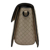 ボッテガ・ヴェネタ BOTTEGA VENETA イントレチャート フラップ ショルダーバッグ アイボリー レザー レディース ショルダーバッグ