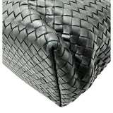 ボッテガ・ヴェネタ BOTTEGA VENETA イントレチャート トートバッグ 169612 ブラック レザー レディース トートバッグ