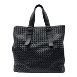 ボッテガ・ヴェネタ BOTTEGA VENETA イントレチャート トートバッグ 169612 ブラック レザー レディース トートバッグ