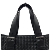 ボッテガ・ヴェネタ BOTTEGA VENETA イントレチャート トートバッグ 169612 ブラック レザー レディース トートバッグ