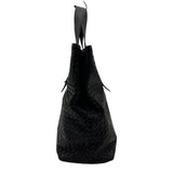ボッテガ・ヴェネタ BOTTEGA VENETA イントレチャート トートバッグ 169612 ブラック レザー レディース トートバッグ