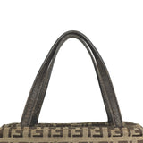 フェンディ FENDI ズッカ ミニバッグ ブラウン ナイロンジャガード レディース トートバッグ