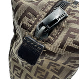 フェンディ FENDI ズッカ ミニバッグ ブラウン ナイロンジャガード レディース トートバッグ