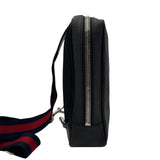 グッチ GUCCI ソフトGGスプリーム スリングバッグ 478325 ブラック GGスプリーム/レザー メンズ ボディバッグ