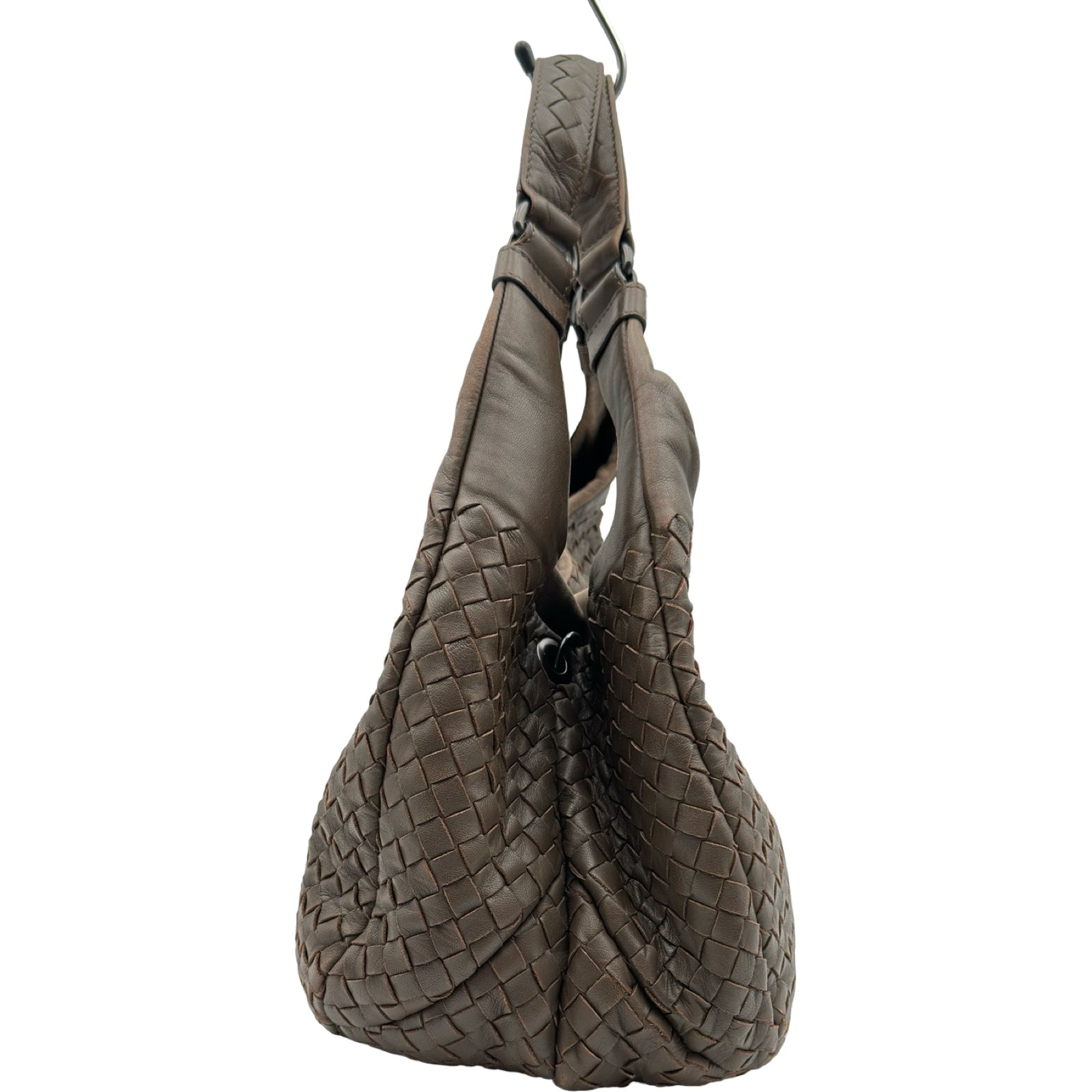 美品☆　ボッテガヴェネタ　カンパーナ　オールレザー　トートバッグ　ホーボー ボッテガ・ヴェネタ BOTTEGA VENETA カンパーナ ホーボーバッグ 125787
