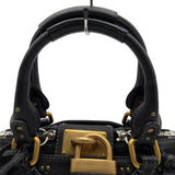 クロエ Chloe パディントン ミニバッグ ブラック レザー レディース ハンドバッグ
