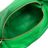 ボッテガ・ヴェネタ BOTTEGA VENETA ダブルノット ハンドバッグ 629635 グリーン レザー レディース ハンドバッグ