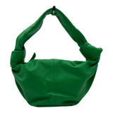 ボッテガ・ヴェネタ BOTTEGA VENETA ダブルノット ハンドバッグ 629635 グリーン レザー レディース ハンドバッグ