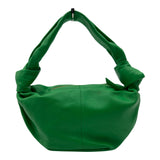 ボッテガ・ヴェネタ BOTTEGA VENETA ダブルノット ハンドバッグ 629635 グリーン レザー レディース ハンドバッグ