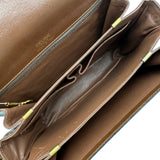 セリーヌ CELINE 馬車金具 ショルダーバッグ ブラウン レザー レディース ショルダーバッグ