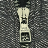 ルイ・ヴィトン LOUIS VUITTON ハイブリッドモノグラムフーデッドブルゾン HOY71W ネイビー コットン メンズ ブルゾン
