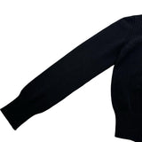 シャネル CHANEL ココマークエンブレムカシミヤニットセーター P64669 ブラック カシミヤ レディース セーター