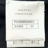 シャネル CHANEL ココマークエンブレムカシミヤニットセーター P64669 ブラック カシミヤ レディース セーター