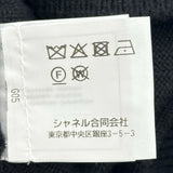 シャネル CHANEL ココマークエンブレムカシミヤニットセーター P64669 ブラック カシミヤ レディース セーター