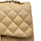シャネル CHANEL マトラッセ30 A58600 19番台 ベージュ ゴールド金具 ラムスキン レディース ショルダーバッグ