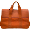 エルメス HERMES ヴァルパライソMM オレンジ シルバー金具 トワル レディース トートバッグ