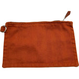 エルメス HERMES ヴァルパライソMM オレンジ シルバー金具 トワル レディース トートバッグ