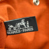 エルメス HERMES ヴァルパライソMM オレンジ シルバー金具 トワル レディース トートバッグ