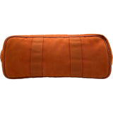エルメス HERMES ヴァルパライソMM オレンジ シルバー金具 トワル レディース トートバッグ