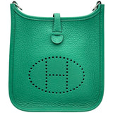 エルメス HERMES エヴリンTPM W刻印 ヴェールヴェルティゴ シルバー金具 トリヨン レディース ショルダーバッグ
