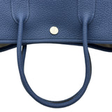 エルメス HERMES ガーデンパーティTPM C刻印 ブルーブライトン シルバー金具 ネゴンダ レディース ハンドバッグ