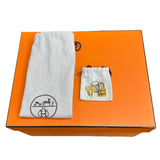 エルメス HERMES ピコタンロックPM カーゴ U刻印 オレンジ ゴールド金具 トワル/スイフト レディース ハンドバッグ