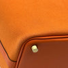 エルメス HERMES ピコタンロックPM カーゴ U刻印 オレンジ ゴールド金具 トワル/スイフト レディース ハンドバッグ