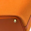 エルメス HERMES ピコタンロックPM カーゴ U刻印 オレンジ ゴールド金具 トワル/スイフト レディース ハンドバッグ