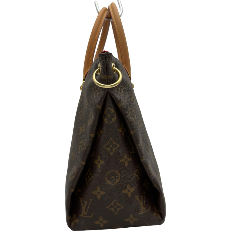 マ*ー様 ルイヴィトン　パラス　M41175 ハンドバッグ　2way 大きめ ルイ・ヴィトン LOUIS VUITTON パラス M41175 ブラウン モノグラム