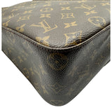 ルイ・ヴィトン LOUIS VUITTON ルーピングGM M51145 ブラウン モノグラム/レザー レディース ショルダーバッグ