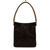 ルイ・ヴィトン LOUIS VUITTON ルーピングGM M51145 ブラウン モノグラム/レザー レディース ショルダーバッグ