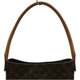 ルイ・ヴィトン LOUIS VUITTON ルーピングGM M51145 ブラウン モノグラム/レザー レディース ショルダーバッグ