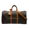 ルイ・ヴィトン LOUIS VUITTON キーポル・バンドリエール55 M41414 ブラウン モノグラム/レザー メンズ ボストンバッグ