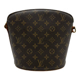 ルイ・ヴィトン LOUIS VUITTON ドルーオ M51290 ブラウン モノグラム/レザー レディース ショルダーバッグ