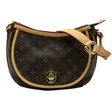 ルイ・ヴィトン LOUIS VUITTON トゥラムPM M40076 ブラウン モノグラム/レザー レディース ショルダーバッグ