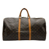 ルイ・ヴィトン LOUIS VUITTON キーポル・バンドリエール55 M41414 ブラウン モノグラム/レザー メンズ ボストンバッグ